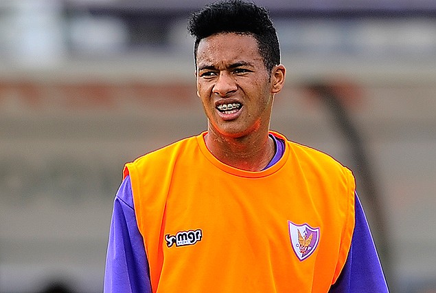Alejandro Siles anotó el único gol de Fénix en el amistoso ante Central en el Capurro. 