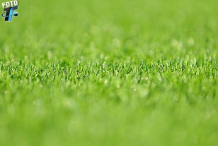 El sintético de la cancha llevó nueve meses del proyecto a  la ejecución. 