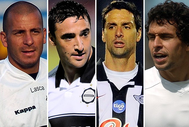 PARAGUAY AL DETALLE: Diego Ciz, Juan Manuel Salgueiro, Hernán Rodrigo López y Miguel Amado, futbolistas uruguayos destacados en el fútbol paraguayo.