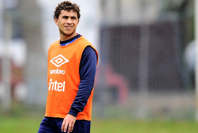 Sebastián Fernández entrenó este sábado con el equipo titular.