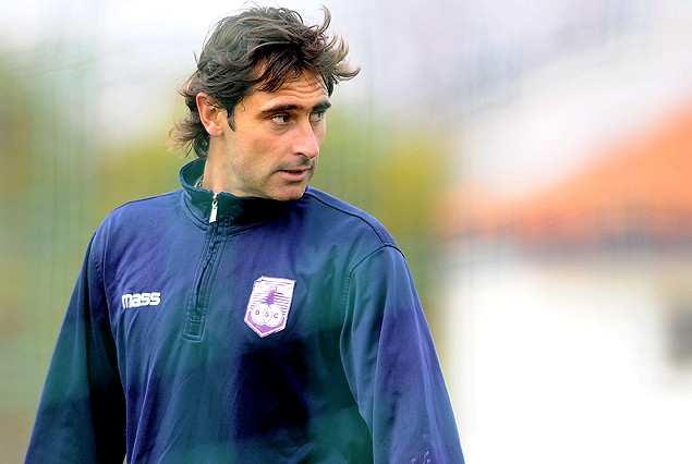 Andrés Fleurquin regresó este jueves a los entrenamientos de los violetas. 