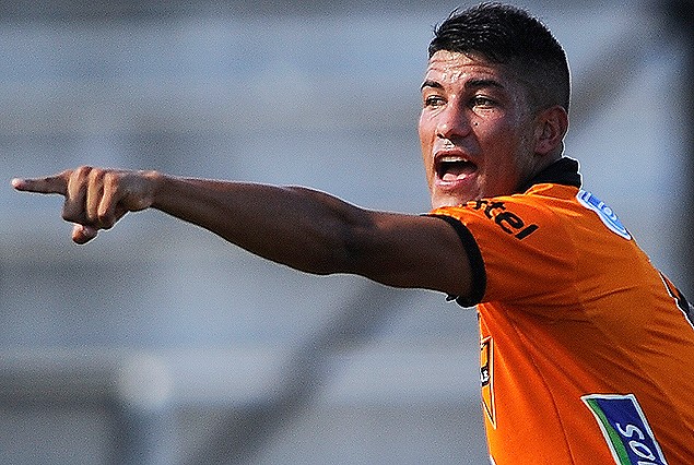 Nicolás Royón, fue la cara nueva en el entrenamiento del martes a la tarde en La Naval.