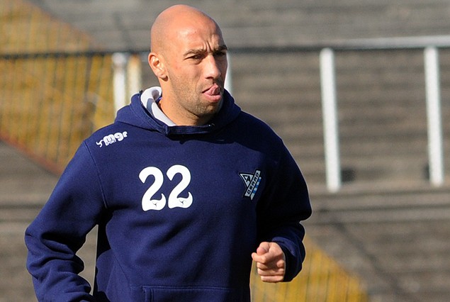 Baltasar SIlva trabajó este lunes en forma diferenciada. 