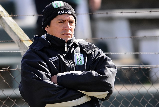 Darío Larrosa, el gerente deportivo de Racing, en el cierre de la semana. 