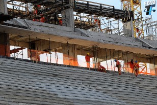 El trabajo en el Edificio y el segundo nivel. 