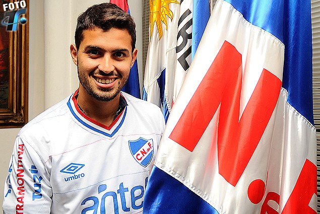 Alejandro Barbero se puso la camiseta de Nacional.