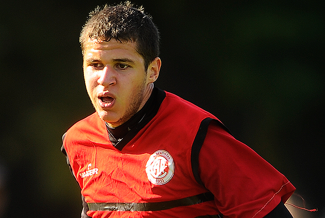 Danilo Cóccaro en los rojos que cerraron la semana con el plantel en cancha. .