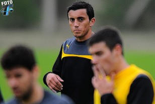 El argentino Carlos Luque, autor de un golazo.