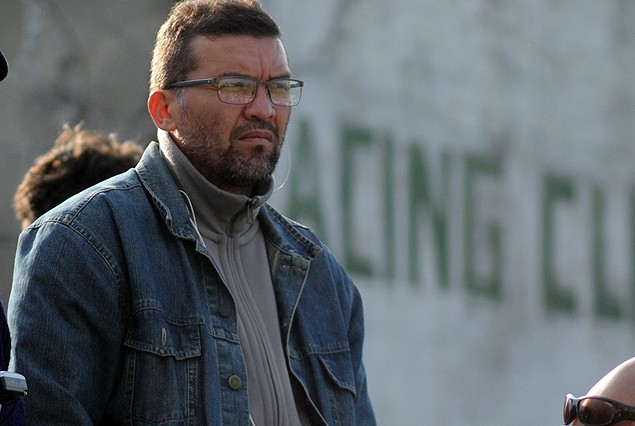 José Enrique De Los Santos presente en el Parque Roberto. 