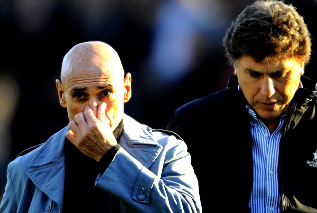 Rosario y Carrasco se saludaron al final del partido afectuosamente.