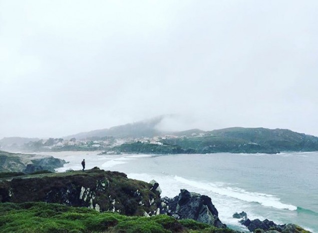 Despues de 6 largas horas llegamos a #Galicia #pantin - El frio esta presente y de la neblina ni hablemos