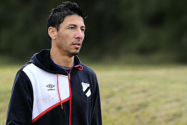 Juan Manuel Olivera en su regreso al club de Maroñas en la Copa Sudamericana.