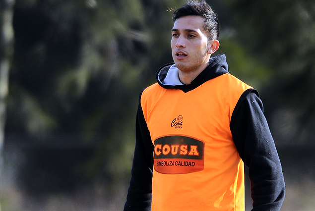 Maximiliano Perg en recuperación del golpe de rodilla.