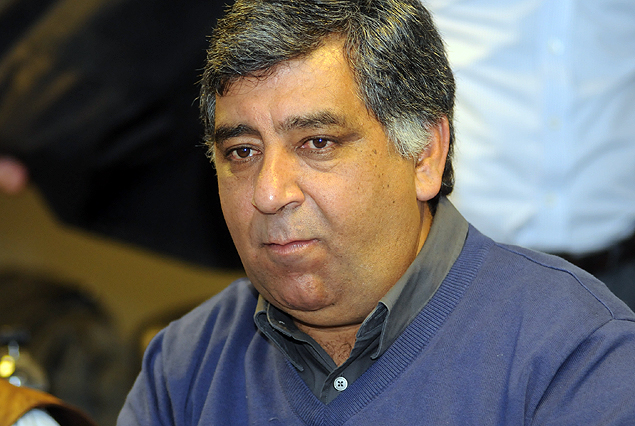 Miguel "Morro" Panosian, presidente de Cerro y el domingo de derrota en el partido con baja recaudación. 