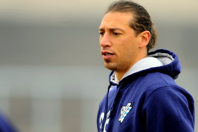 Richard Porta, recuperado y a la orden de Eduardo Acevedo.