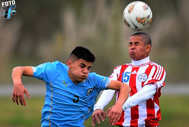 Incidencia del amistoso internacional Sub 15 Uruguay 3:3 Paraguay.