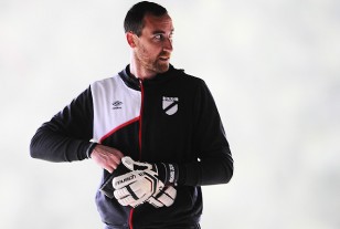 El arquero Michael Etulain regresó a la Franja y entrenó.