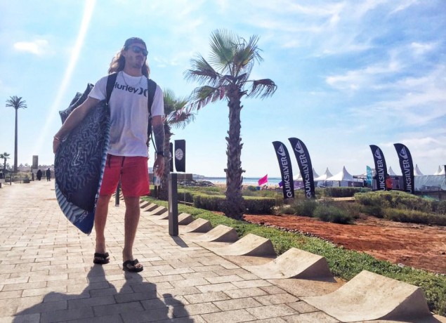 Último destino: Lucas Madrid se despidió de Marruecos en la primera fase del Quiksilver Pro Casablanca 2015.