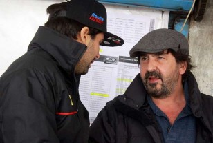 Mauricio Lambiris el domingo en Río Gallegos.