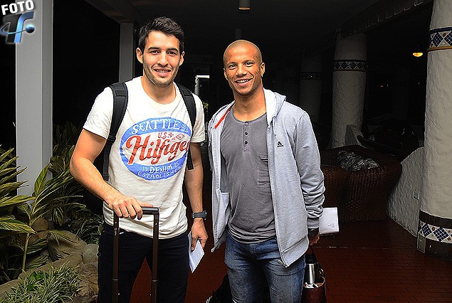 Camilo Mayada y Carlos Sánchez arribaron a las 01.30 a Santa Cruz.