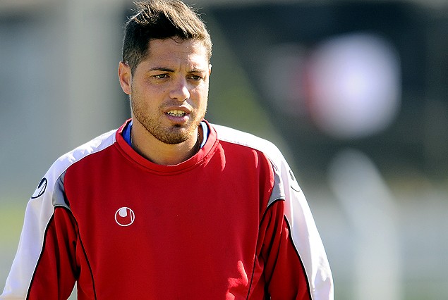 Trabajó aparte. Alejandro Reyes Sosa en recuperación en Juventud de Las Piedras.