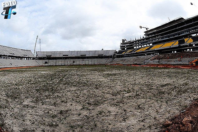 Vista actual del Estadio de Peñarol.