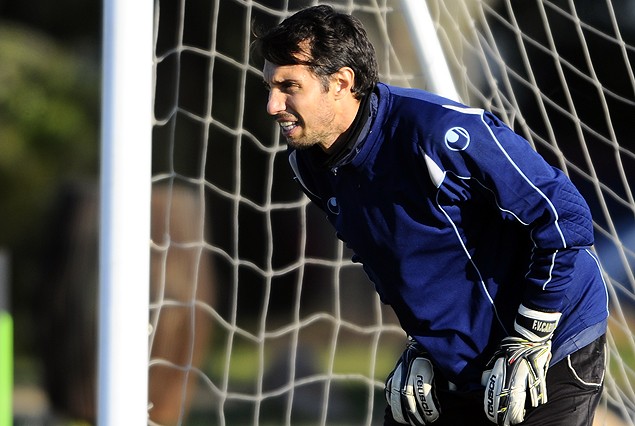 Fabián Carini, seguridad en el arco pedrense. 