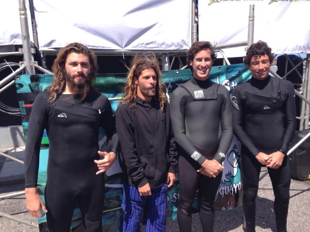 Finalistas: Santiago Madrid, Seba Olarte, Luisma Iturria y Francisco Morosini.