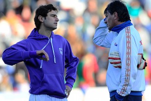 Andrés Fleurquin y Leonardo Romay en plena charla.