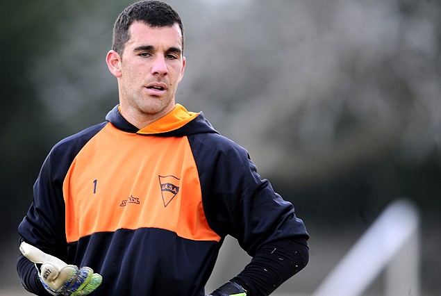 Javier Irazún, golero de Sud América.