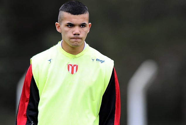 Nicolás Schiappacasse, el juvenil delantero de River, que Carrasco recupera de cara al partido con Danubio.