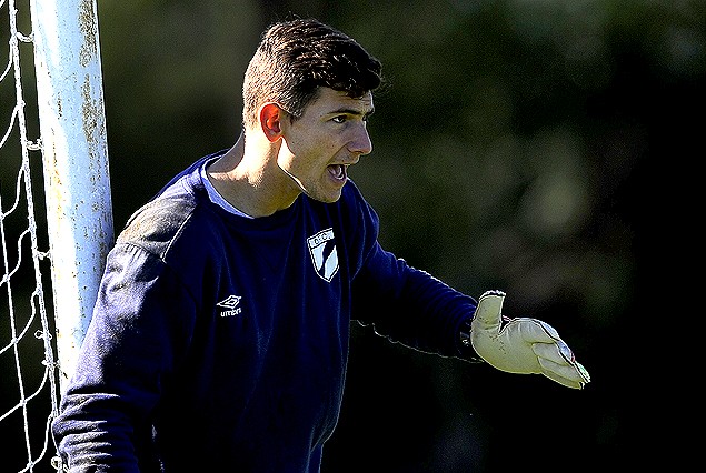 Franco Torgnascioli, golero de Danubio. 